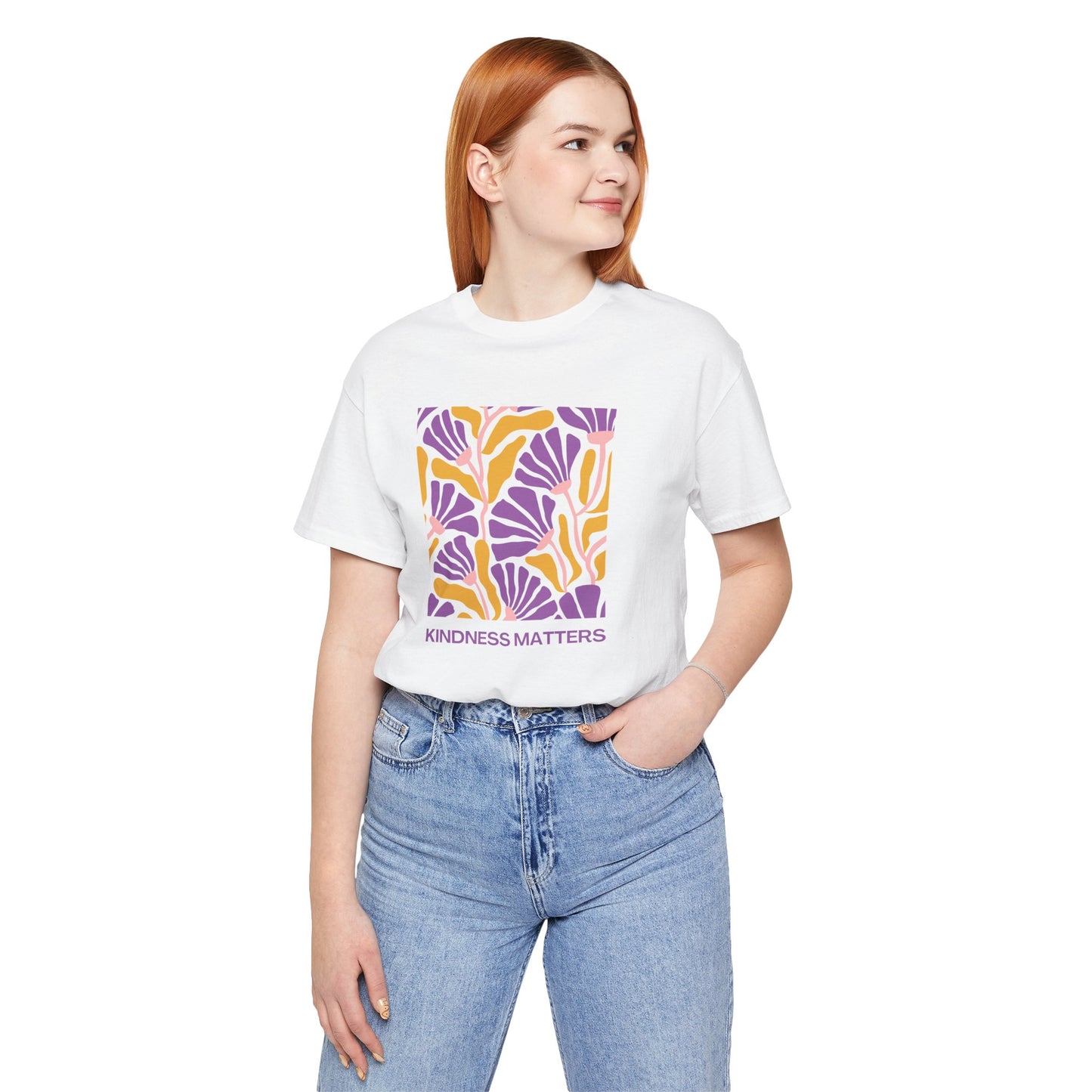 Kindness Matters Unisex Jersey Tee - Positive Vibes Apparel