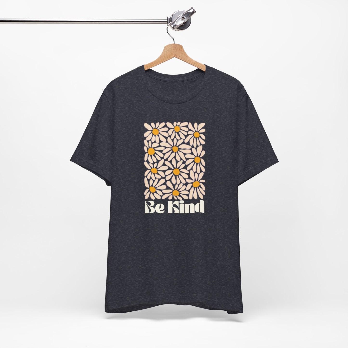 Unisex Jersey Short Sleeve Tee - Be Kind Daisies - Daisy T-shirt