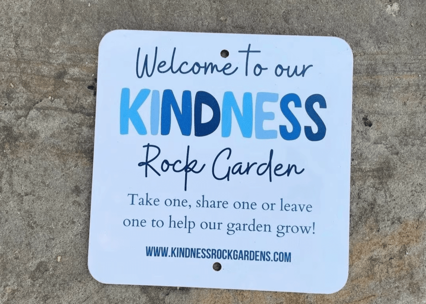 Custom - Kindness Rock Garden Sign