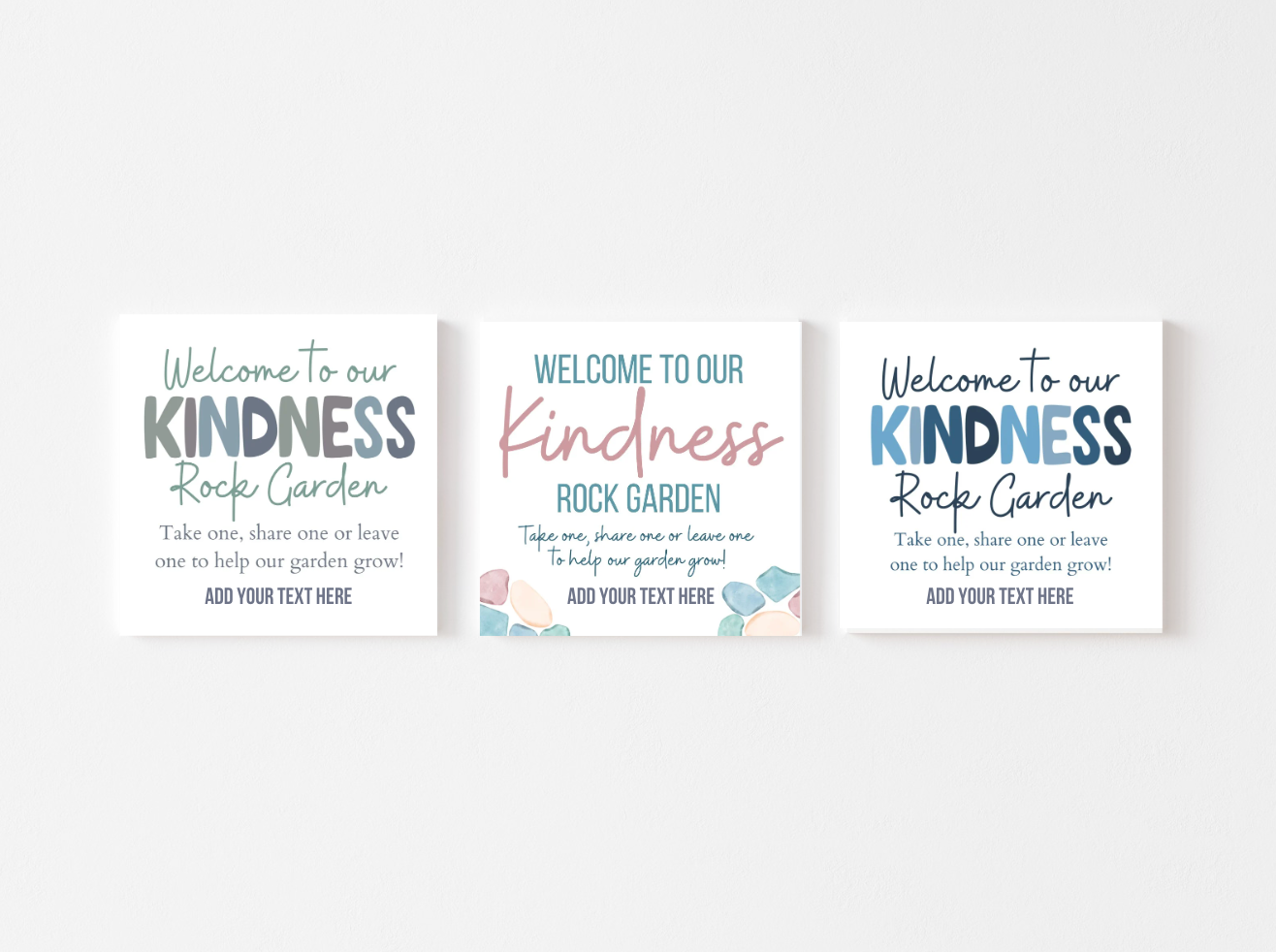Custom - Kindness Rock Garden Sign
