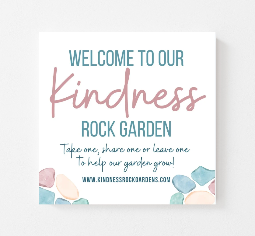 Custom - Kindness Rock Garden Sign