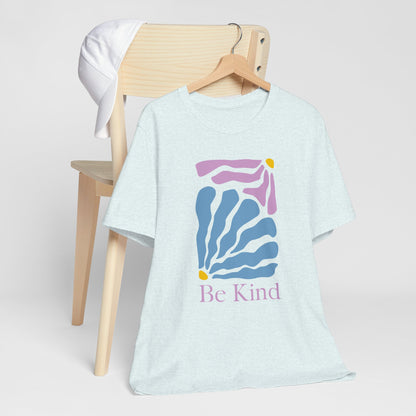 Unisex Be Kind Floral T-shirt / Unisex Jersey Short Sleeve Tee