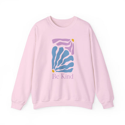 Unisex Be Kind Floral Crewneck Sweatshirt