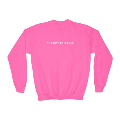 Kindness-Themed Youth Crewneck Sweatshirt