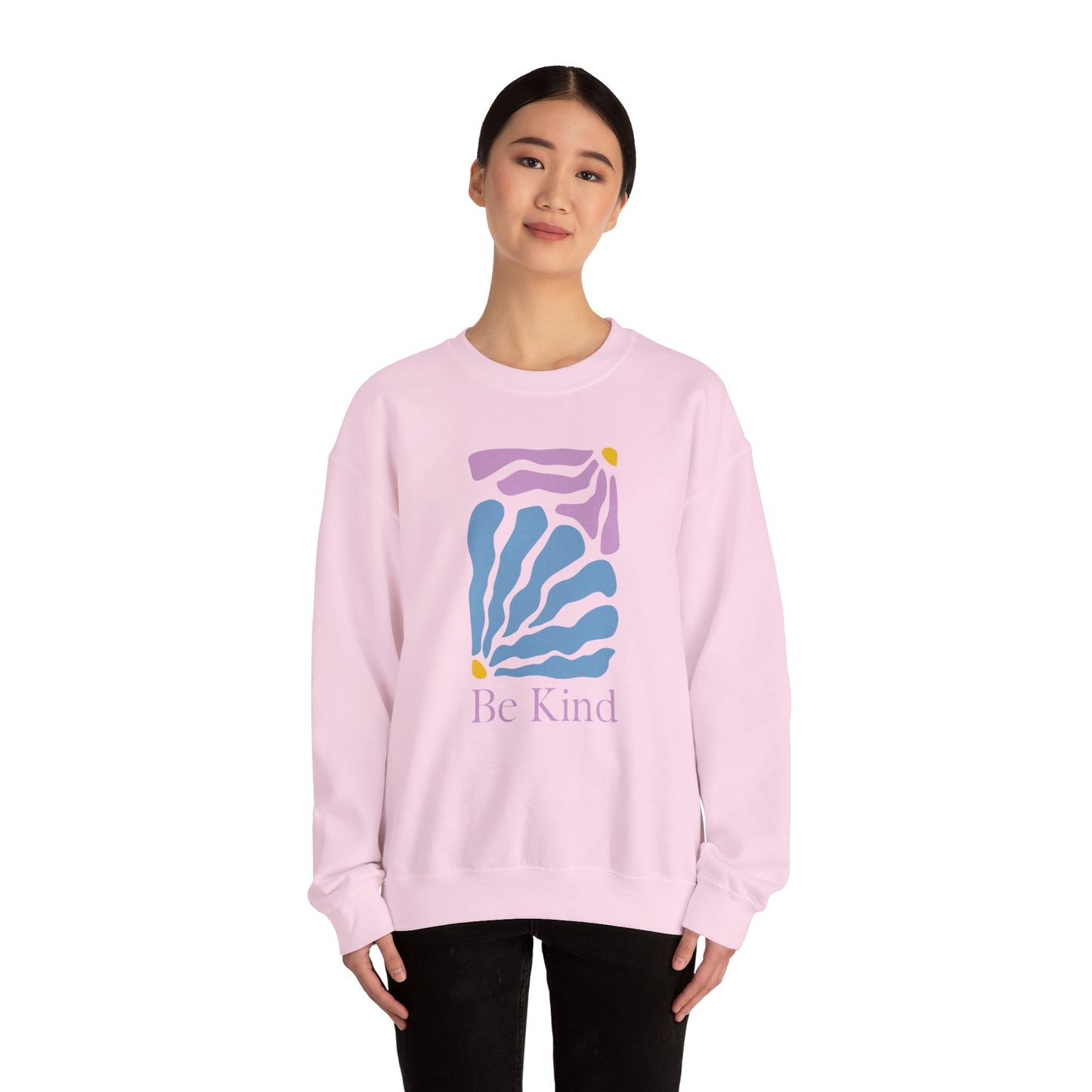 Unisex Be Kind Floral Crewneck Sweatshirt