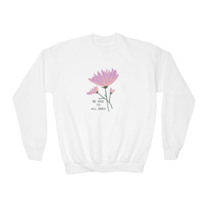 Youth Crewneck Sweatshirt - Be Kind To All Kinds