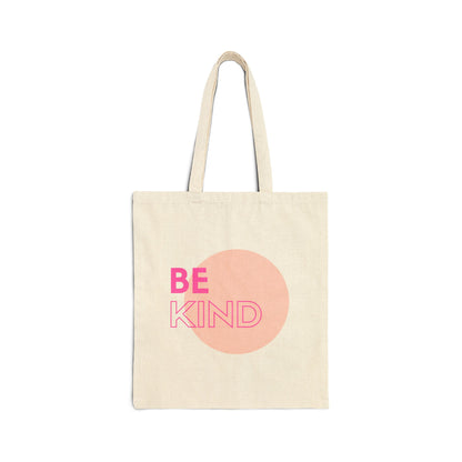 Cotton Canvas Tote Bag Be Kind