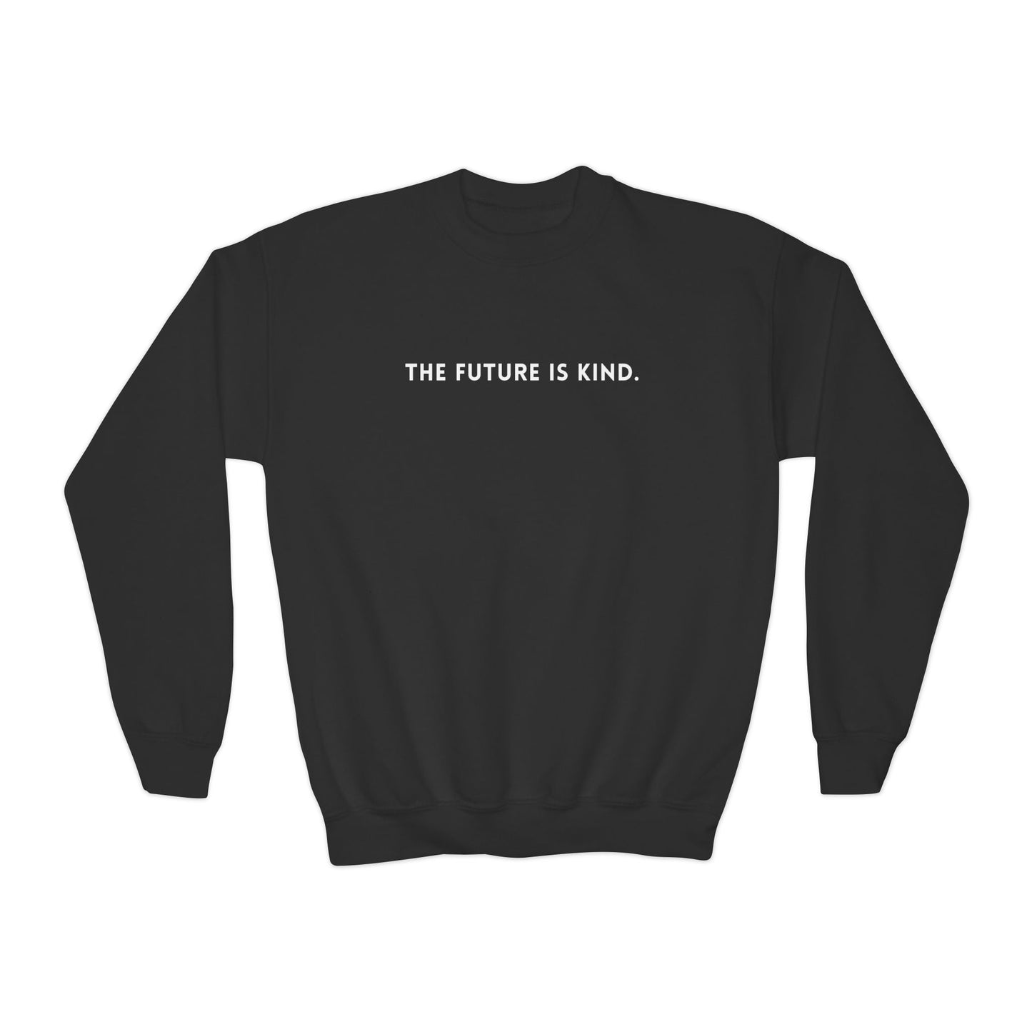 Kindness-Themed Youth Crewneck Sweatshirt