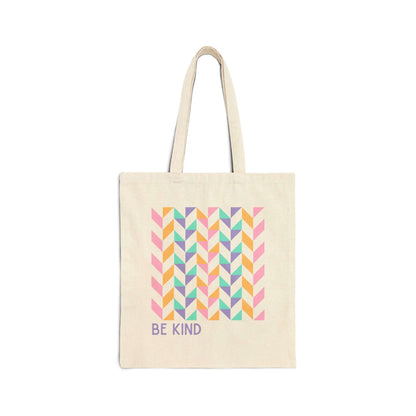 Cotton Canvas Tote Bag | Be Kind