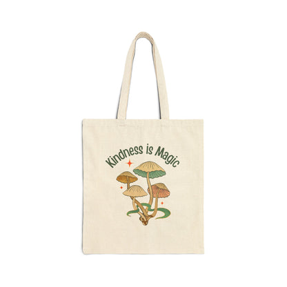 Cotton Canvas Tote Bag Kindness Is Magic