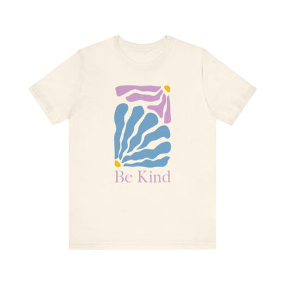 Unisex Be Kind Floral T-shirt / Unisex Jersey Short Sleeve Tee