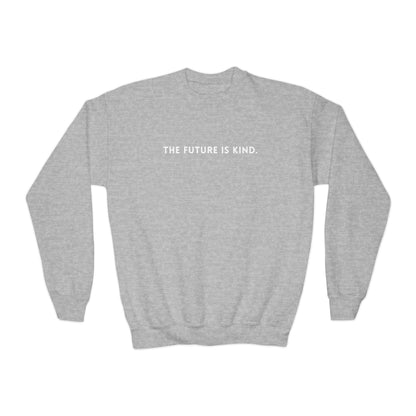 Kindness-Themed Youth Crewneck Sweatshirt