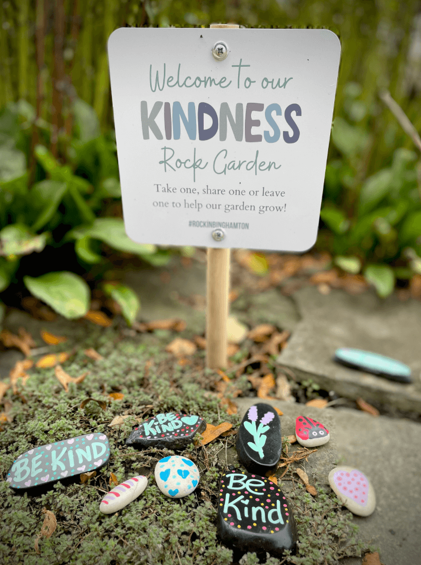 Custom Kindness Rock Garden Sign – UV Printed – Kindness Rock Gardens