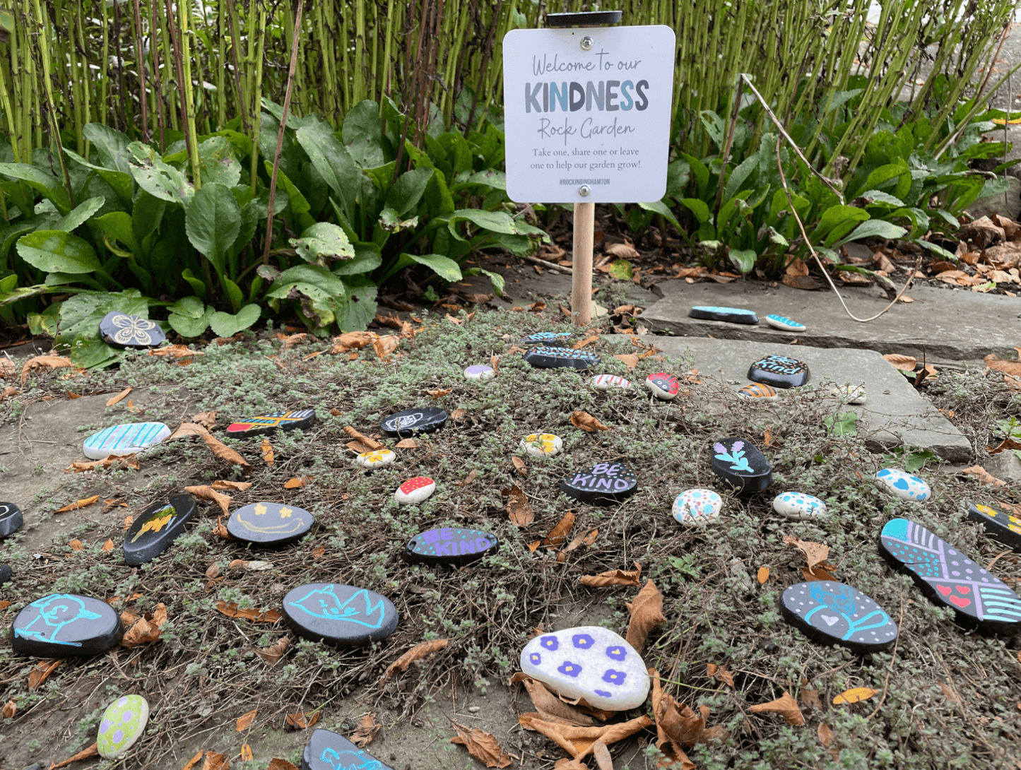 Custom Kindness Rock Garden Sign – UV Printed – Kindness Rock Gardens