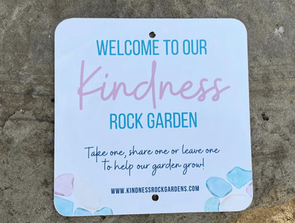 Custom -  Kindness Rock Garden Sign