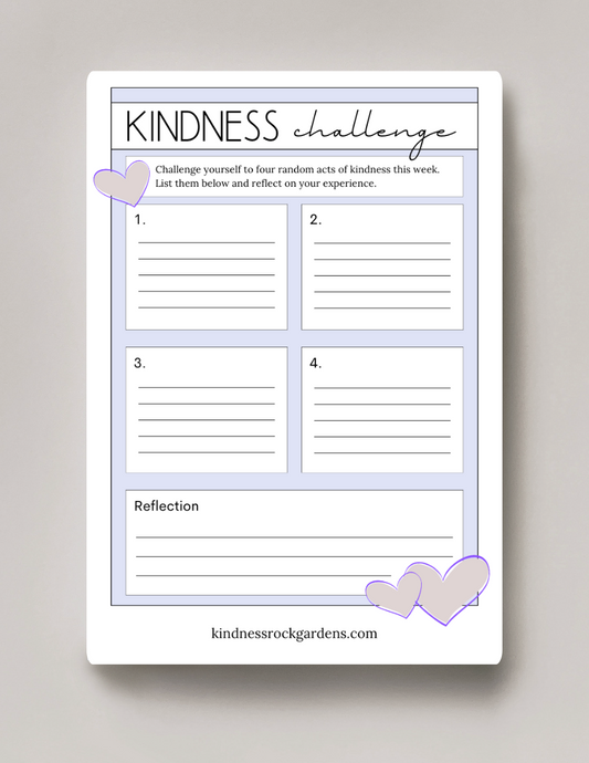 Free Random Acts of Kindness Challenge printable