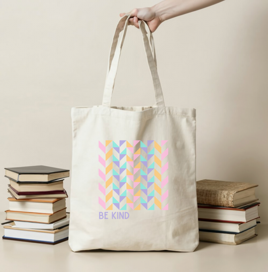 Cotton Canvas Tote Bag | Be Kind