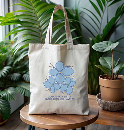 Cotton Canvas Tote Bag Kindness Bag - Always Be Kind