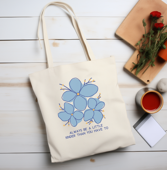 Cotton Canvas Tote Bag Kindness Bag - Always Be Kind