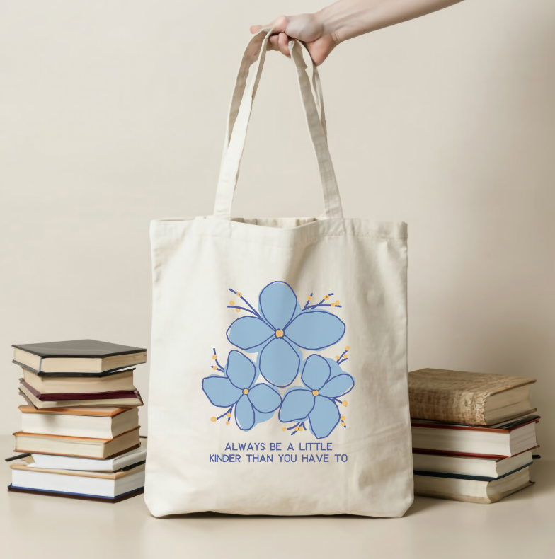 Cotton Canvas Tote Bag Kindness Bag - Always Be Kind