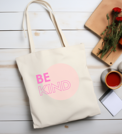 Cotton Canvas Tote Bag Be Kind