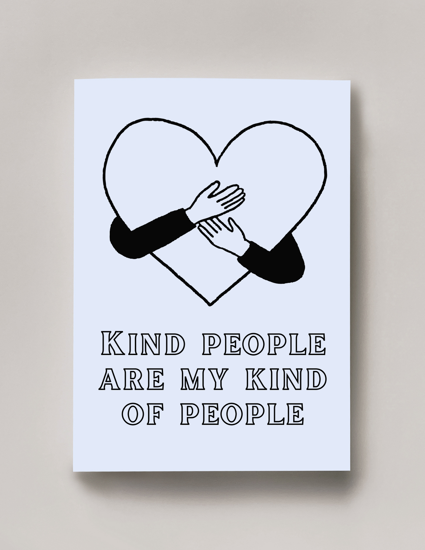 Free Printable Kind People Are My Kind Of People- Coloring Sheet