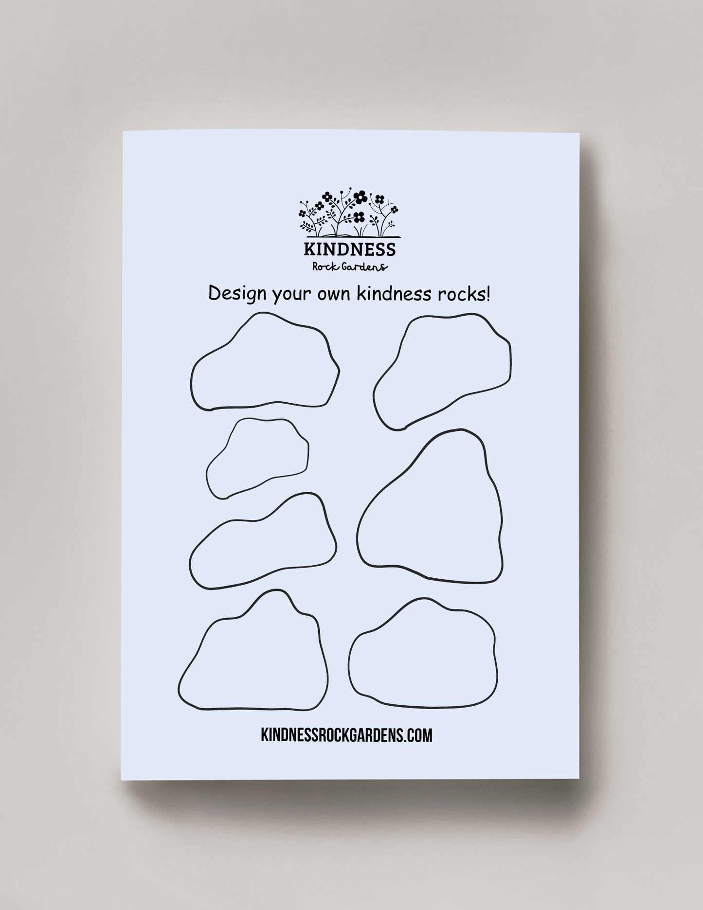 Create Your Own Rock Drawing printable